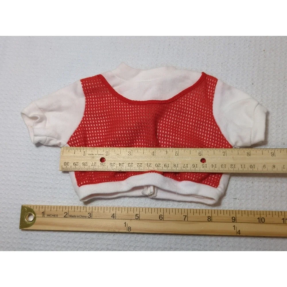 CPK cabbage patch kids Vintage Doll Shoes red stripes mesh shirt socks FLAWS